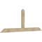 Ekena Millwork Portland Rough Sawn Timber Gable Bracket, Douglas Fir, 96"W x 36"H x 2"D x 6"F, 9/12 Pitch GBW096X36X0206POR00RDF - alternate 2